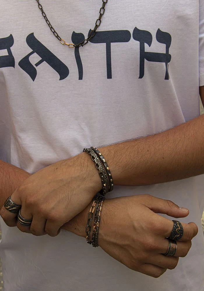 Bracelet Geometric Link Chain