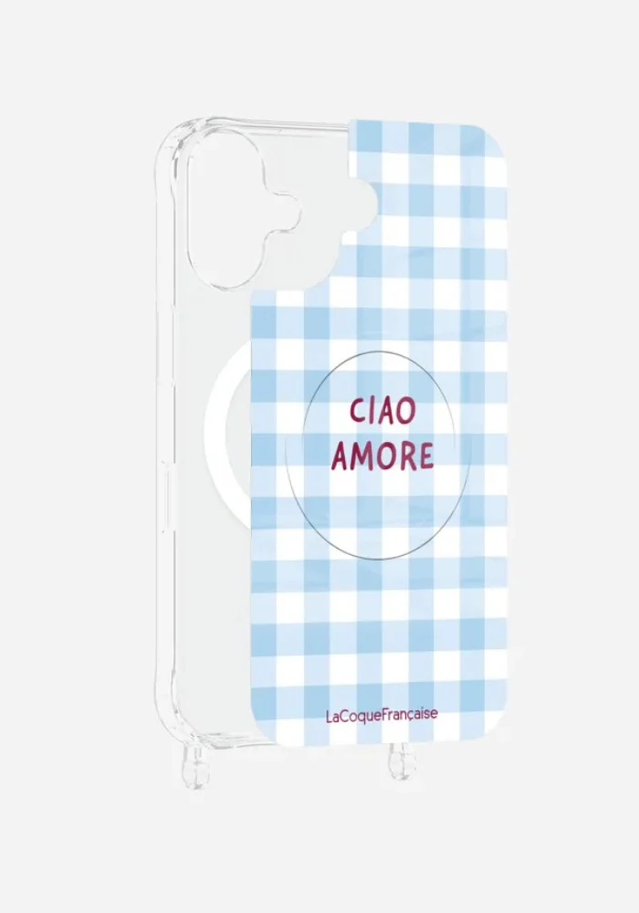Plaque Magnétique Iphone Vichy Bleu Ciao Amore