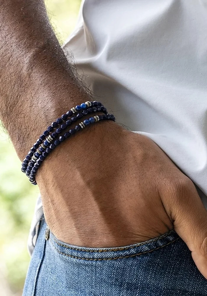 Bracelet 3 Tours Ou Collier Gentleman Navy