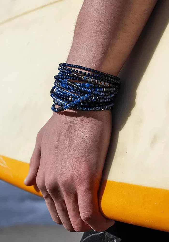 Bracelet 3 Tours Ou Collier Gentleman Navy