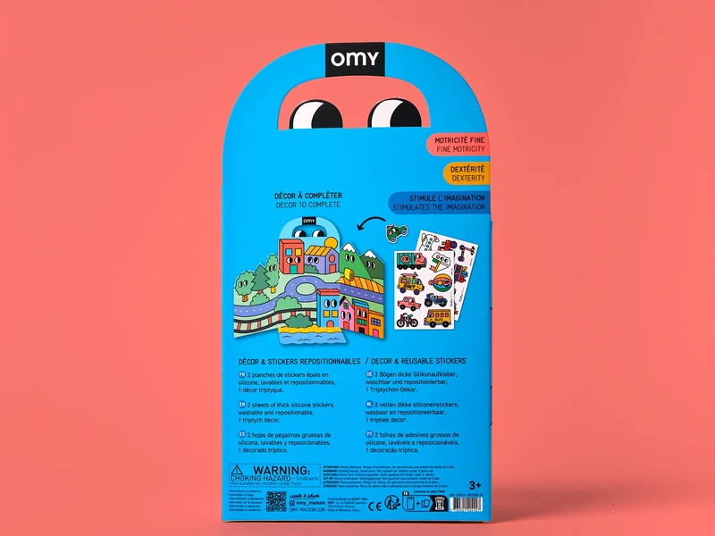 Kit de stickers Montessori - Vroom Vroom - Omy