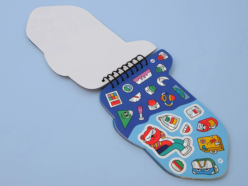 Carnet de stickers multi-activités - Avion - Omy