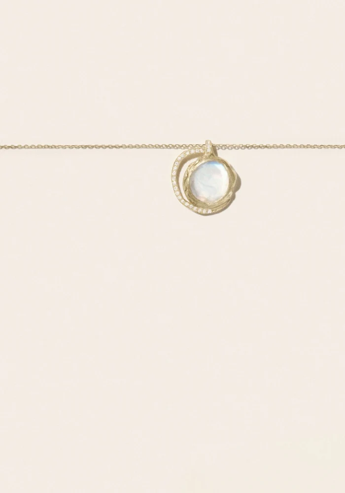 Collier Gaia 3 Moonstone