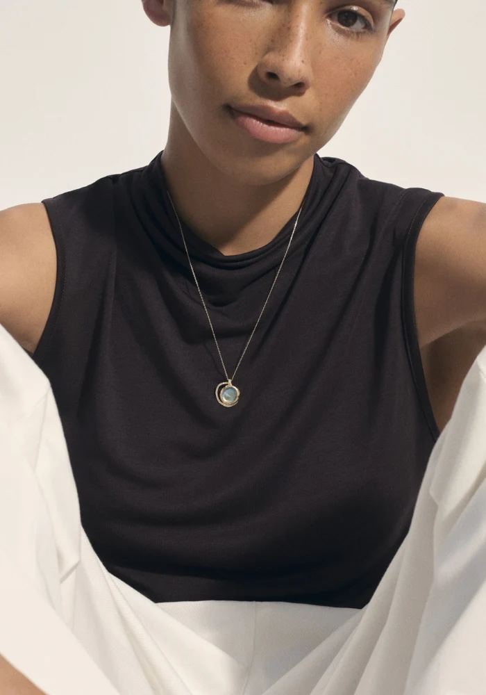 Collier Gaia 3 Moonstone