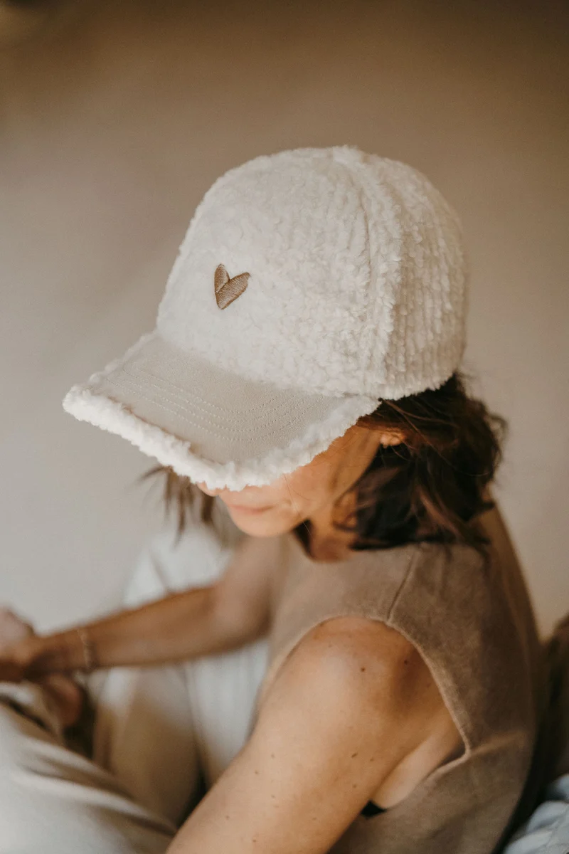 Casquette adulte love #blanc - Zakuw