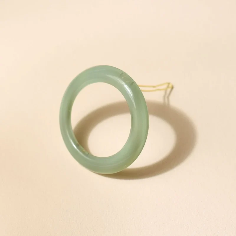 Barrette Ronde vert d'Eau - Bachca