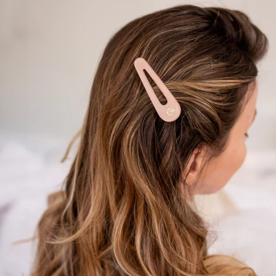 Barrettes Rose Dragée - Bachca