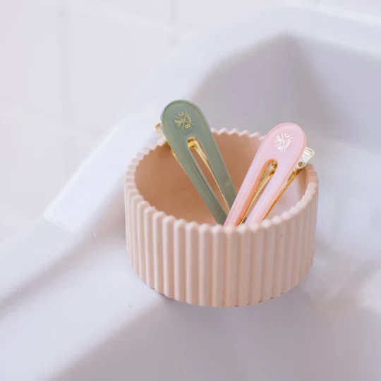Barrettes Rose Dragée - Bachca