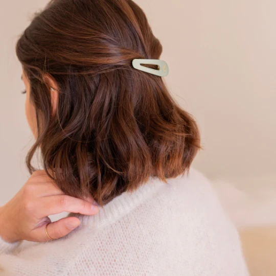 Barrettes Vert d'Eau - Bachca