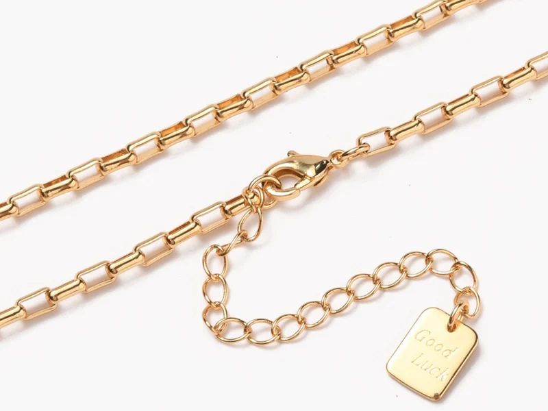 Collier doré à l’or fin – 61,8 cm