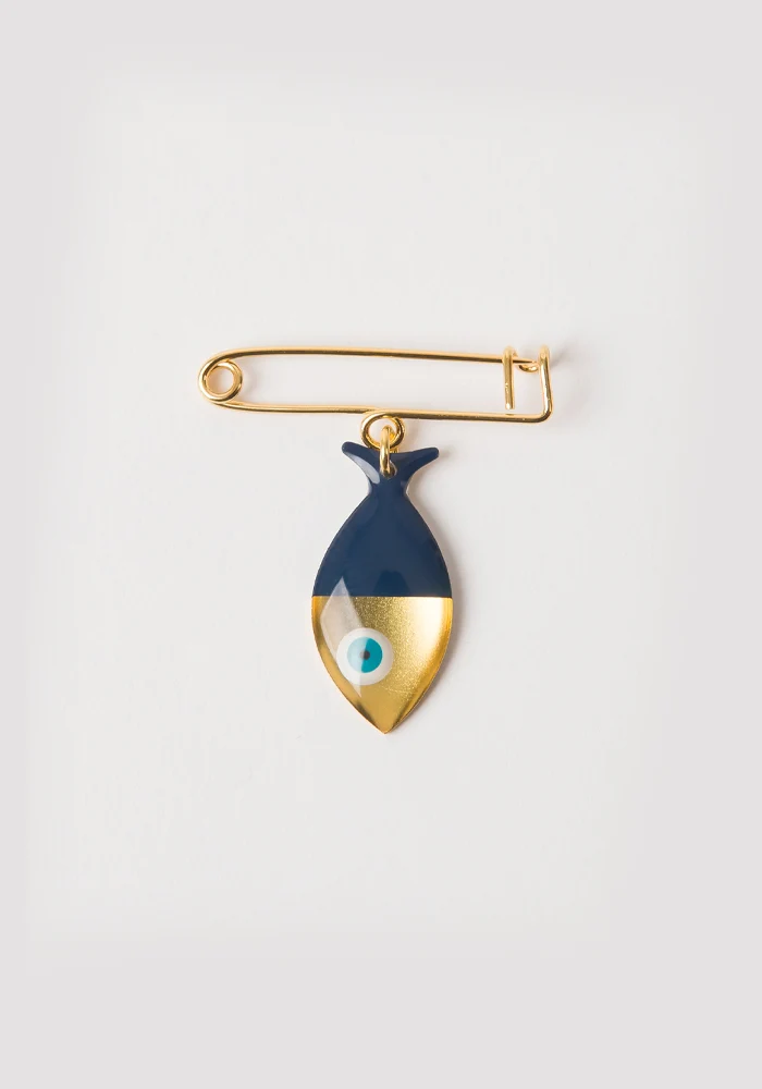 Broche Poisson XXS Marine