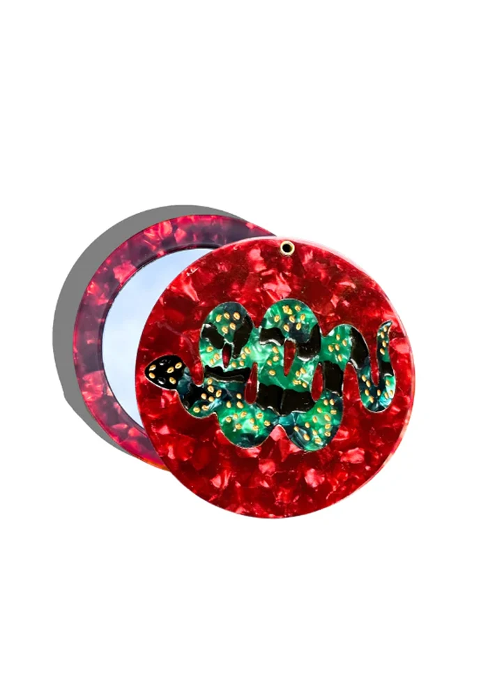 Miroir Rond Serpent