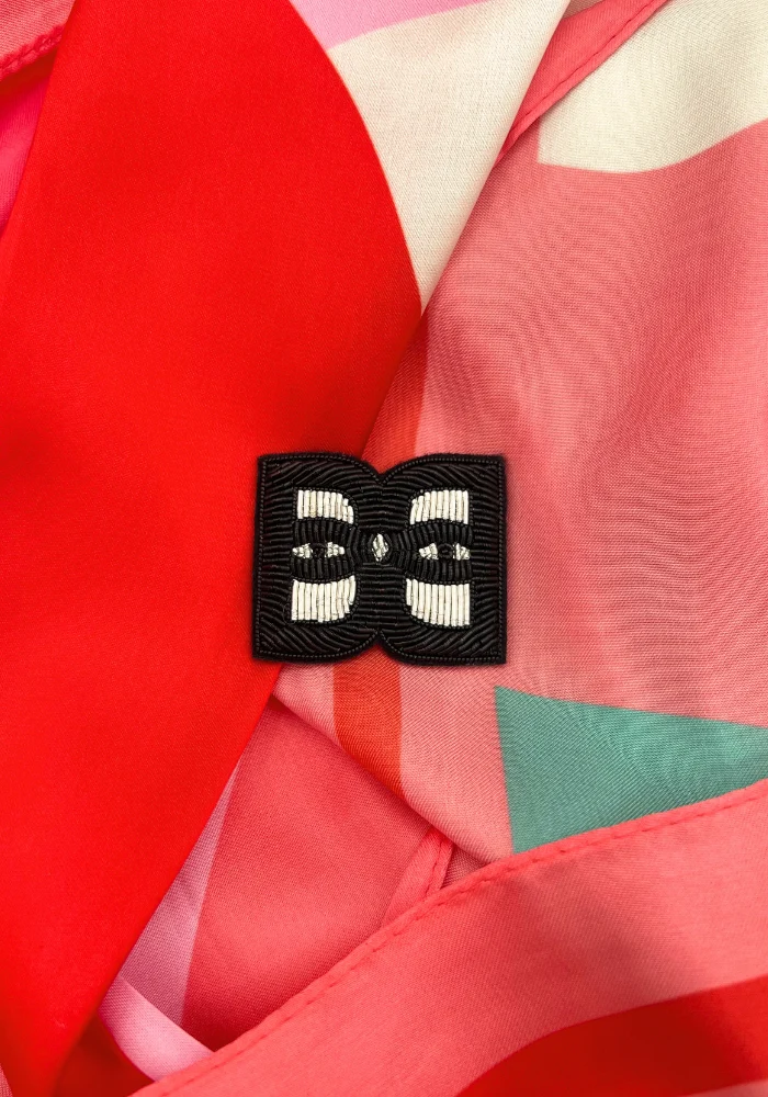 Broche Blush Brodée