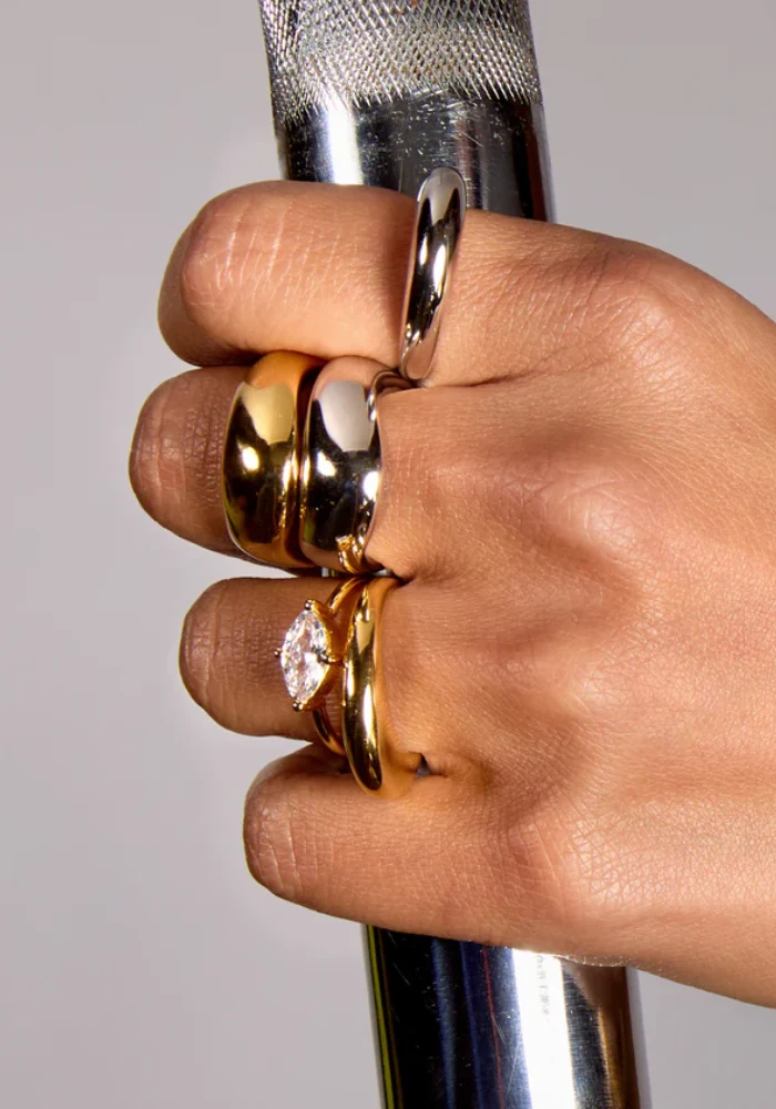 Bague Round One Doré