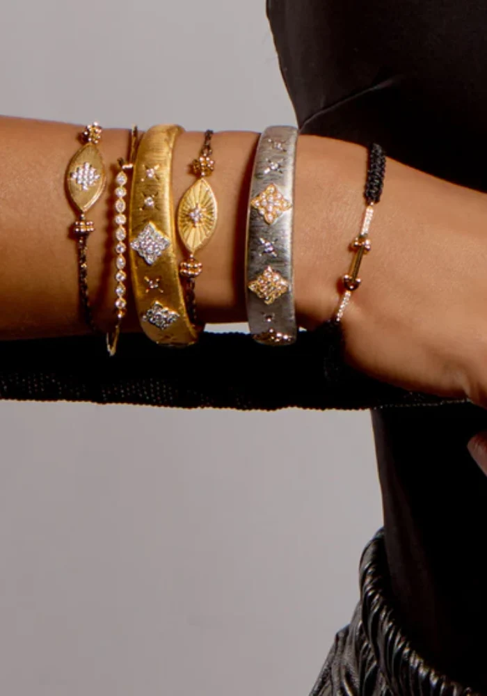 Jonc Mira Cuff Doré