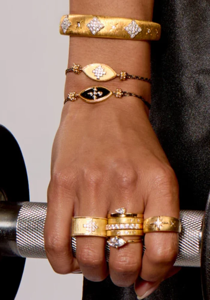 Jonc Mira Cuff Doré