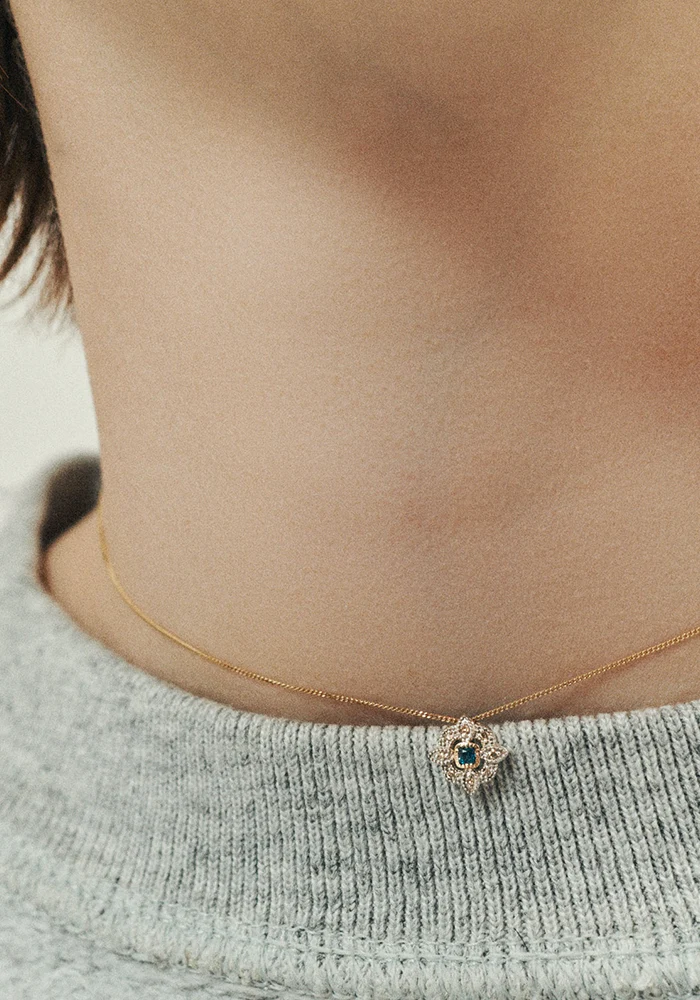 Collier Bettina London Blue Topaze