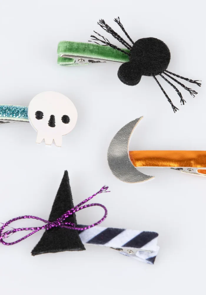 Lot De 8 Barrettes Halloween