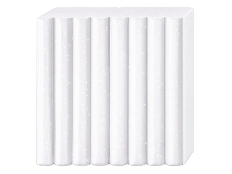 Pâte Fimo EFFECT galaxy Pailletée Blanc 002