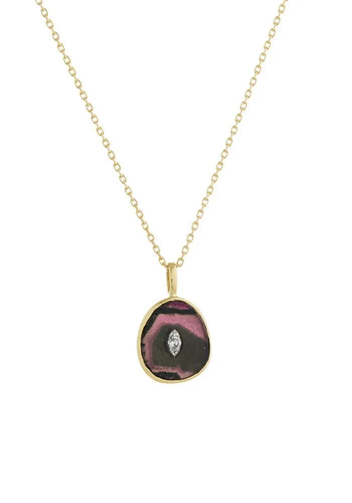 Collier Tourmaline Zébrée