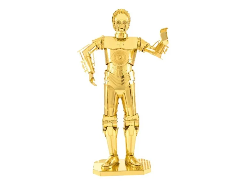 Maquette Star Wars C-3PO en métal doré