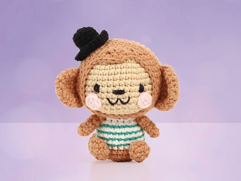Kit Minigurumi singe Nori - Graine Creative