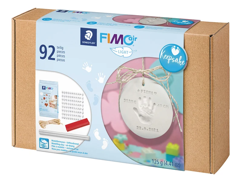 Coffret FIMOair Naissance pâte à modeler 125 g blanc
