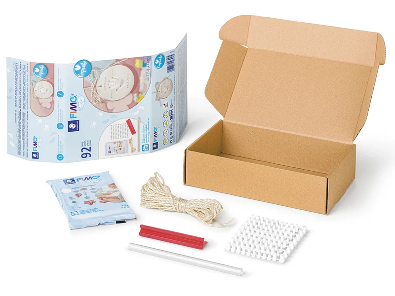 Coffret FIMOair Naissance pâte à modeler 125 g blanc