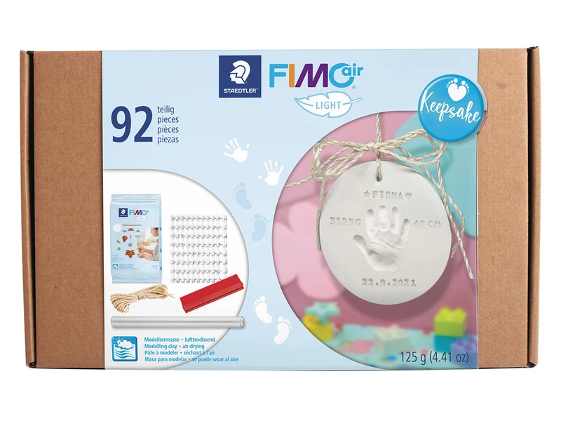 Coffret FIMOair Naissance pâte à modeler 125 g blanc
