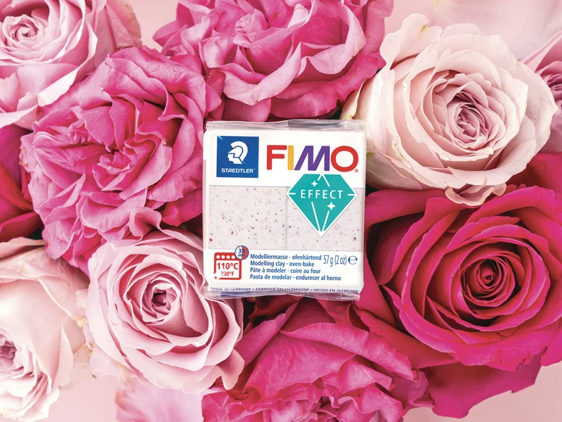 Pâte Fimo Effect Botanique Rose