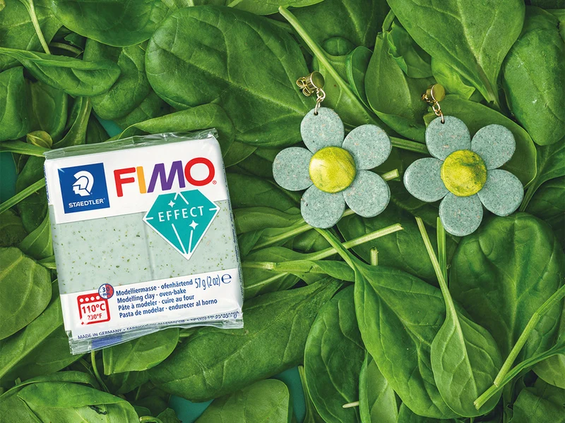 Pâte Fimo Effect Botanique Epinard
