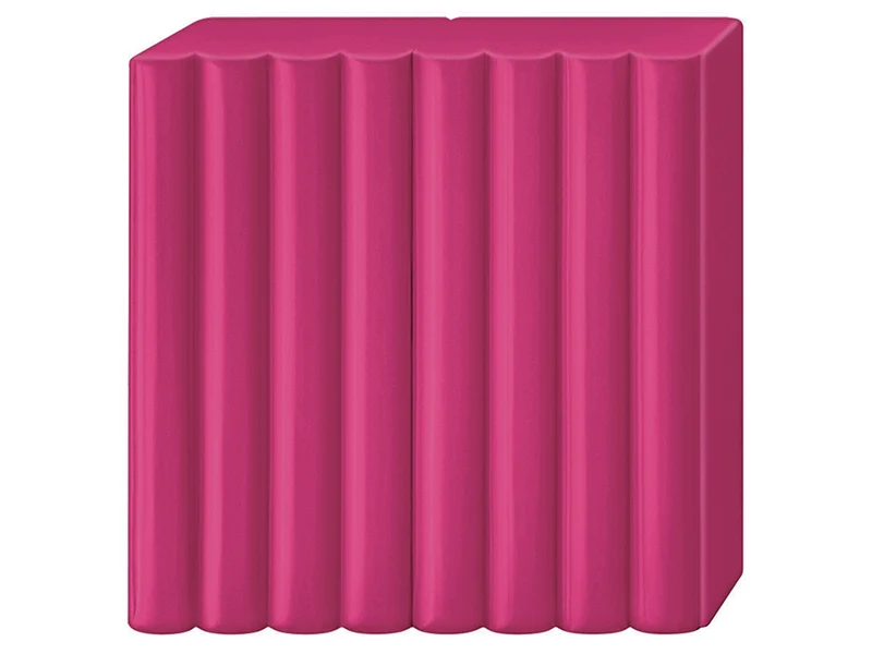 Pâte Fimo soft framboise T23 fruit rouge givré