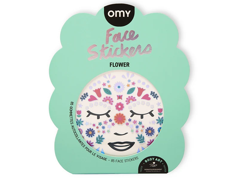 Stickers de visage - Flowers - OMY