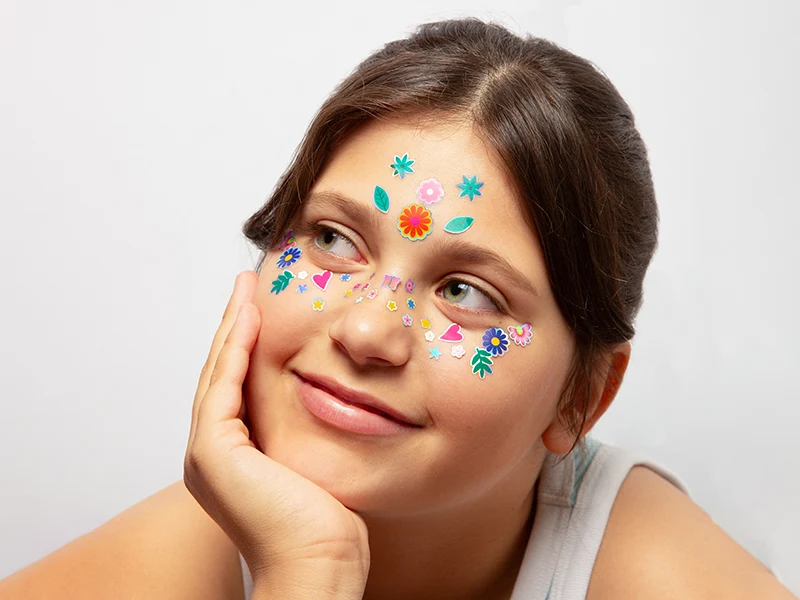 Stickers de visage - Flowers - OMY