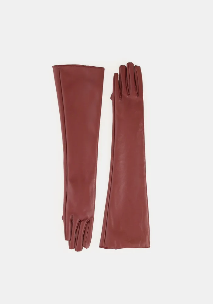 Gants Long Bordeaux