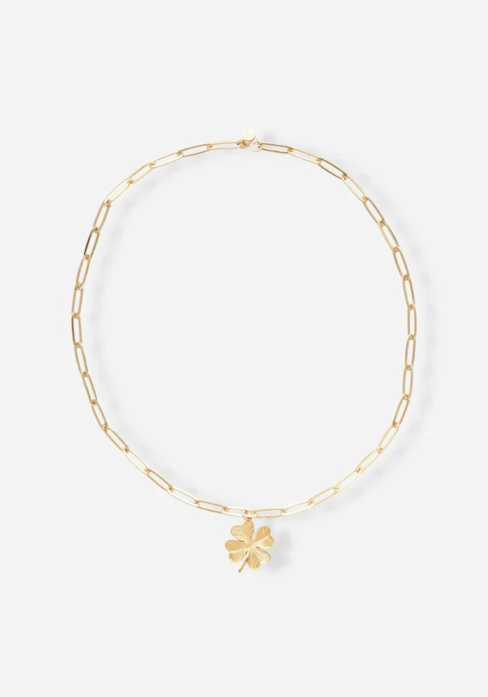 Collier Shamrock Doré