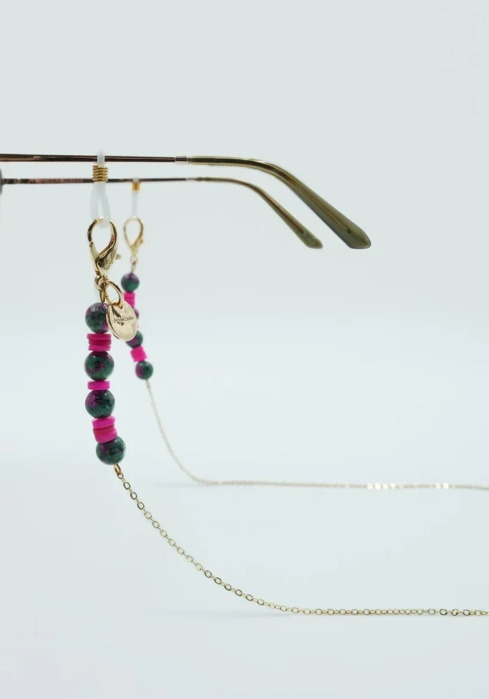 Chaîne De Lunettes Lior Rose