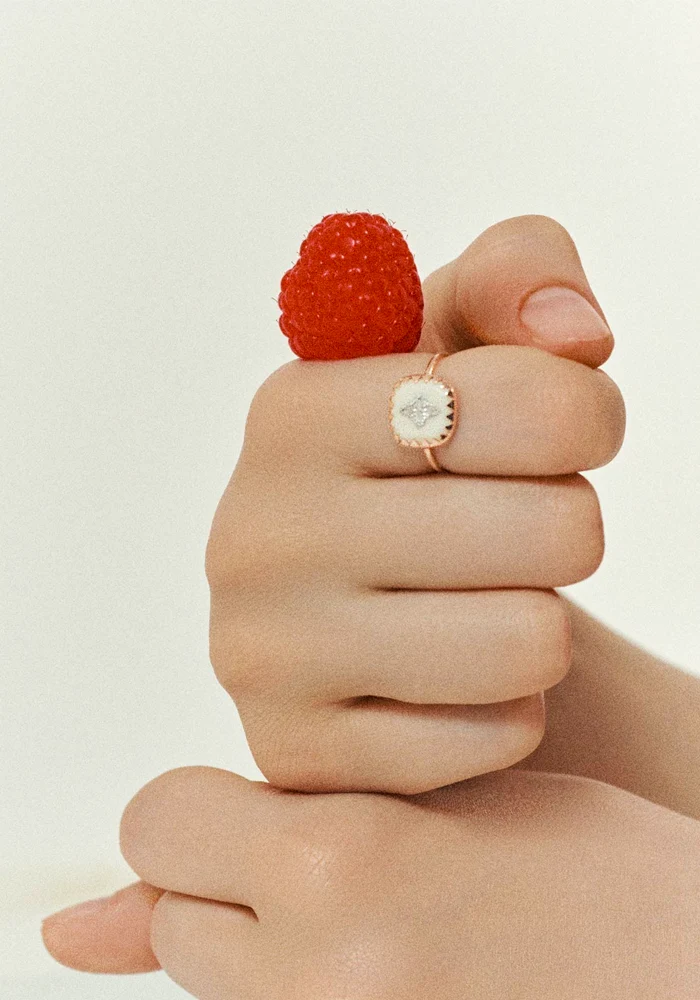 Bague Pierrot Blanc