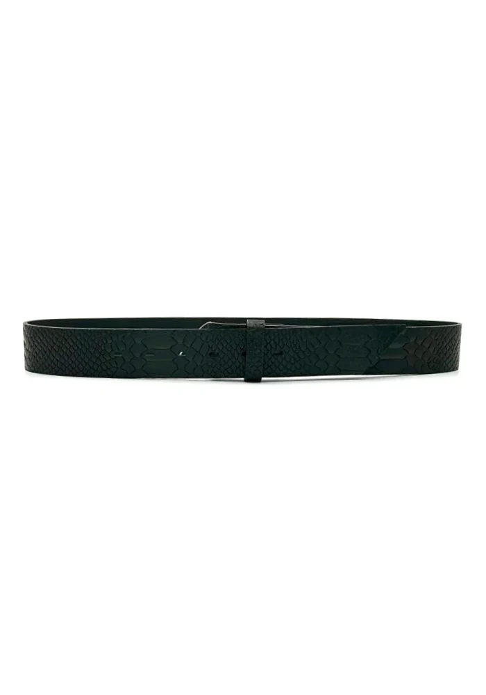 Tige De Ceinture Python Noir