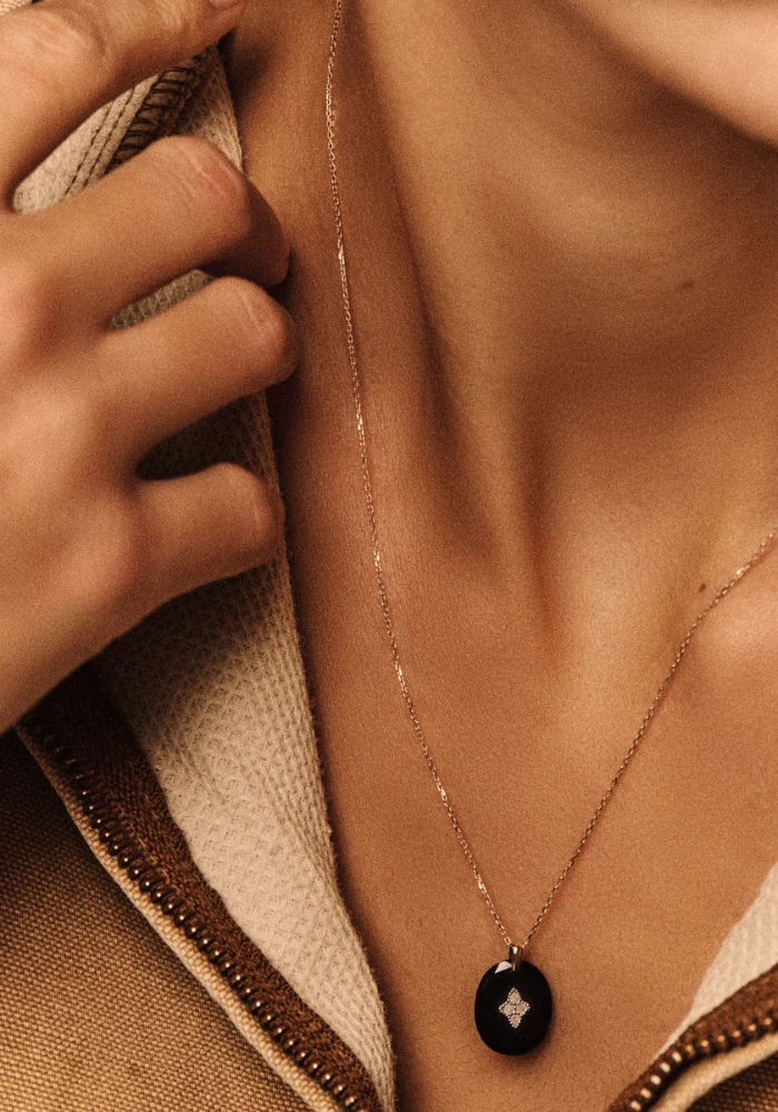 Collier Gina Noir