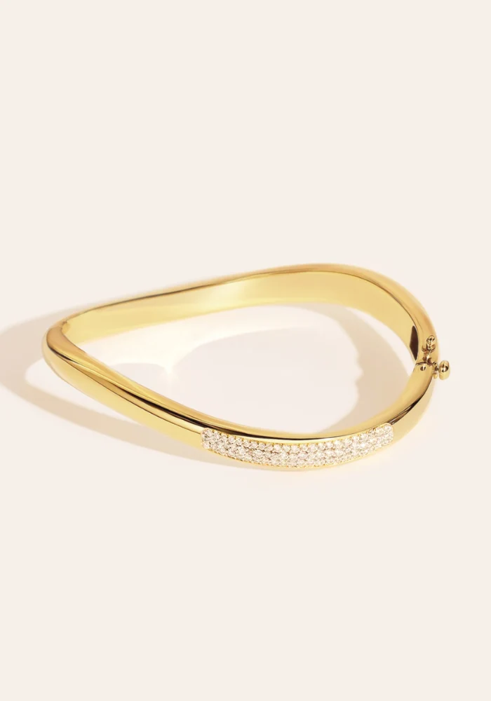 Jonc Origine Pavé De Zircons