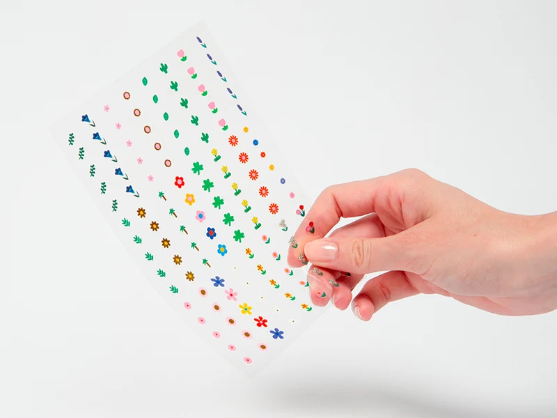 Stickers Nail art - Flower - 120 stickers décoratifs pour ongles