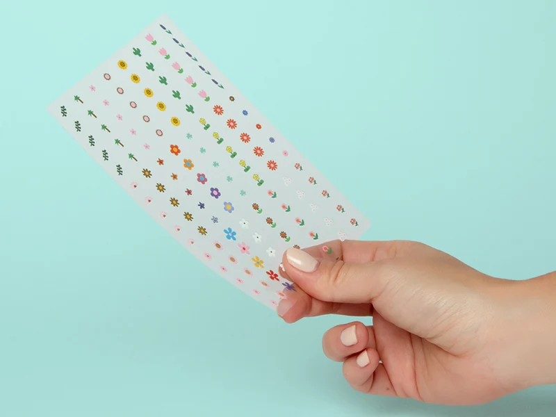 Stickers Nail art - Flower - 120 stickers décoratifs pour ongles