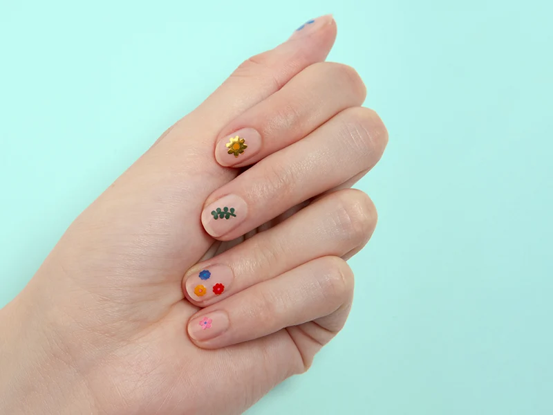 Stickers Nail art - Flower - 120 stickers décoratifs pour ongles