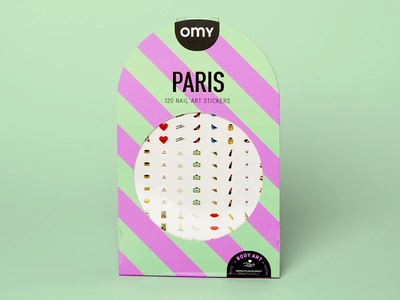 Stickers nail art collection OMY - Paris -