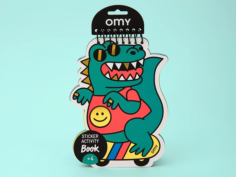 Carnet d'activité stickers - Dino de OMY