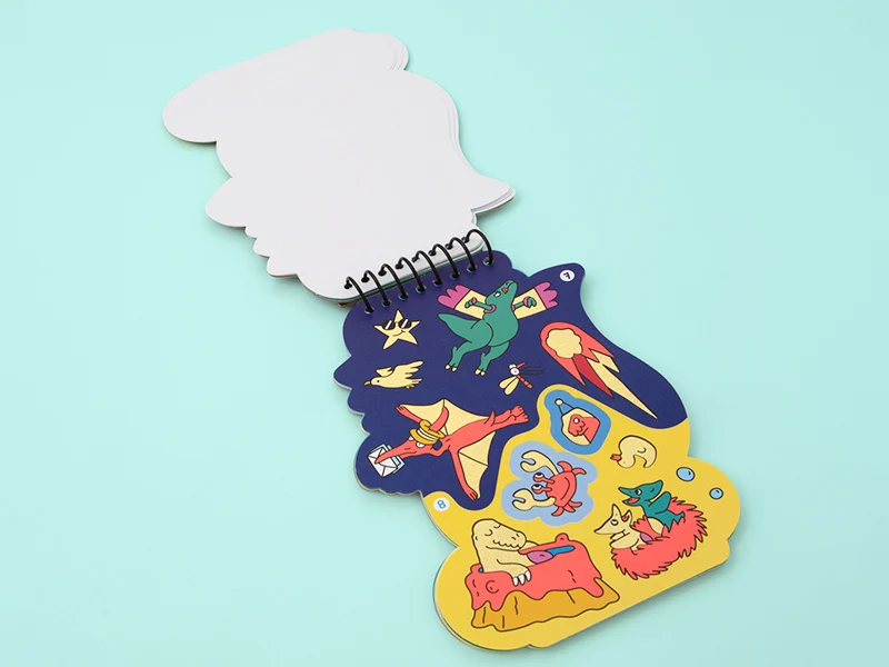 Carnet d'activité stickers - Dino de OMY