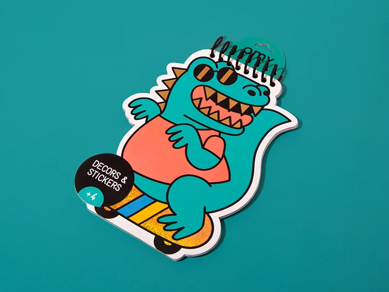 Carnet d'activité stickers - Dino de OMY