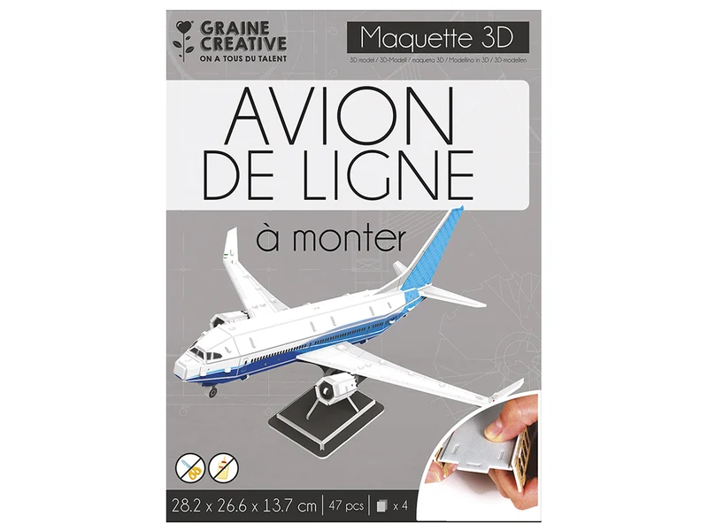 Puzzle maquette - Boeing 787 - Graine Créative