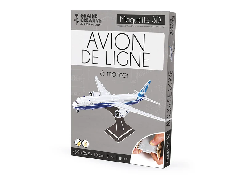 Puzzle maquette - Boeing 787 - Graine Créative